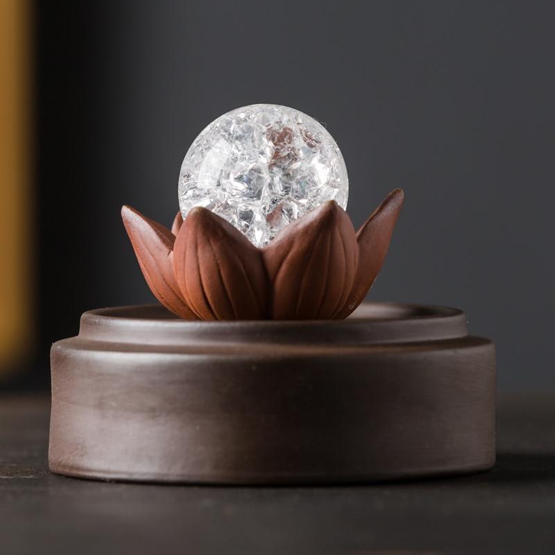 Led Crystal Ball Incense Burner | Stornfield