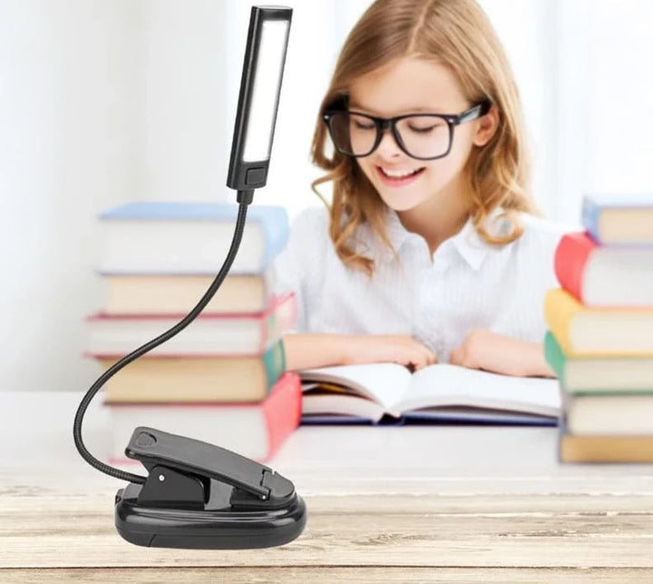Study Buddy Light - Flexible Arms Desk Clip Lamp | Stornfield