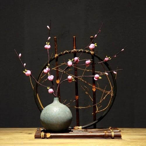 Handmade Bamboo Ceramic Flower Vase | Stornfield