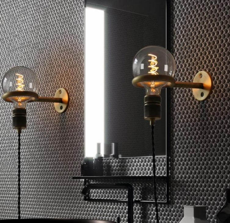 Nordic Retro Ring Sconce Mirror Wall Lamp | Stornfield