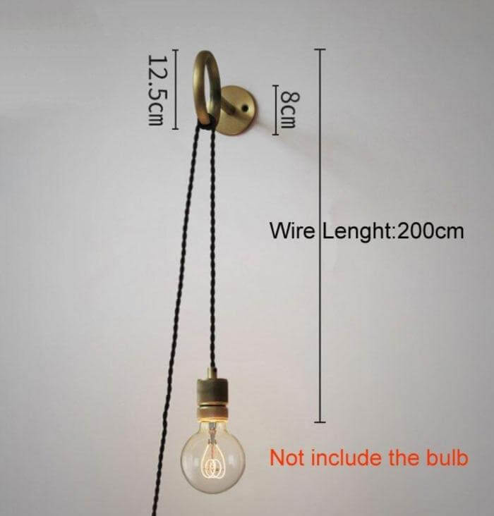 Nordic Retro Ring Sconce Mirror Wall Lamp | Stornfield