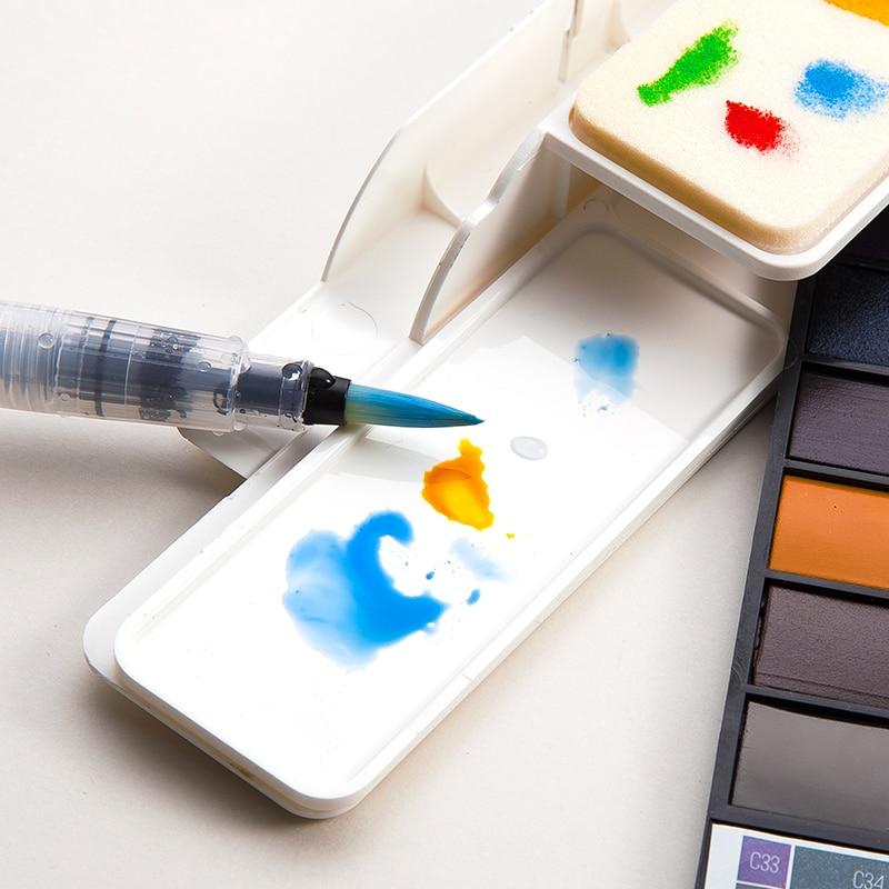 Watercolor Paint Set with Water Brush & Pigment | Stornfield