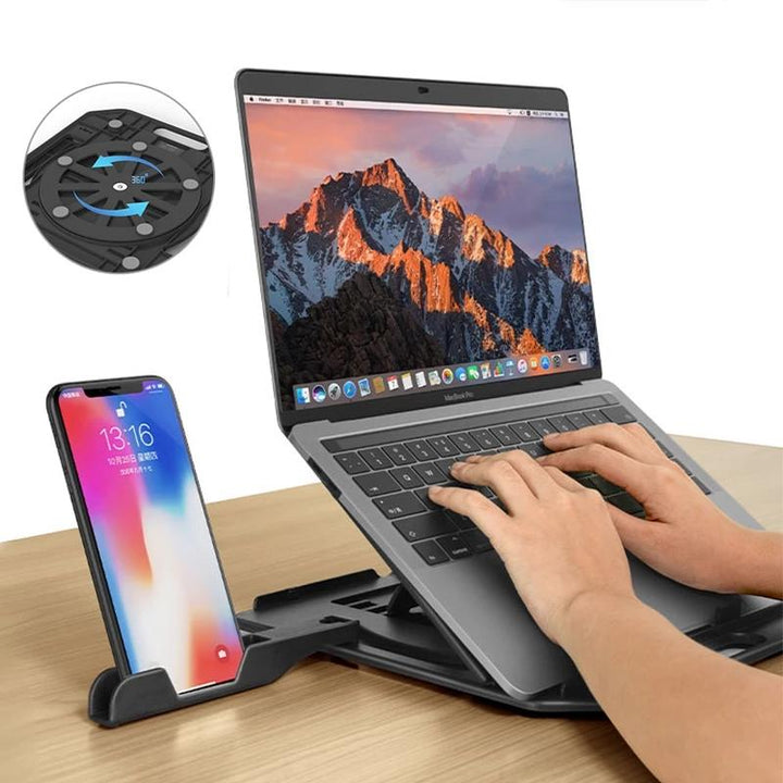 RestIt - Height-Adjustable Laptop Stand with Fan | Stornfield
