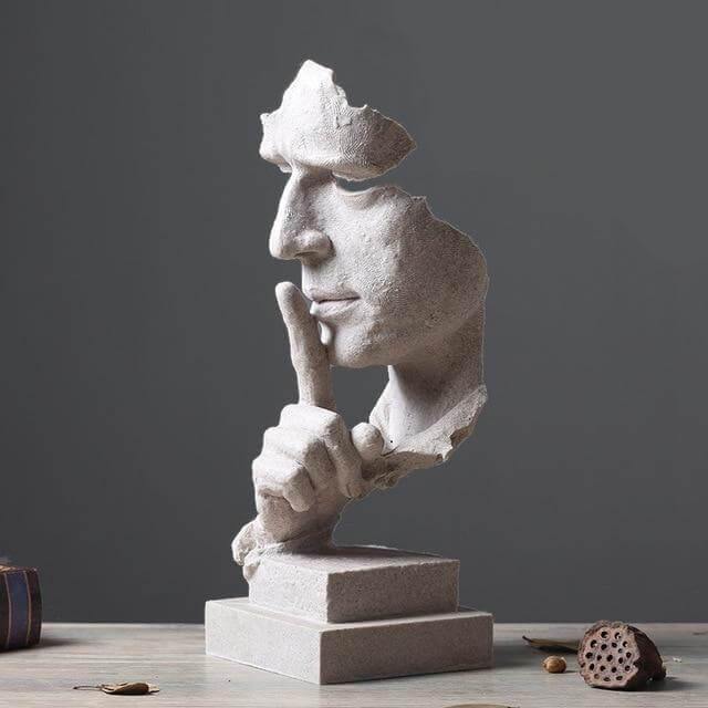Silence Is Gold Miniature Sculpture | Stornfield