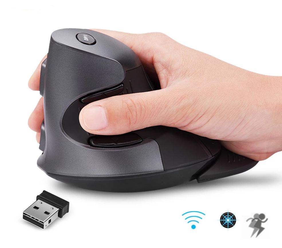 Ergonomic Wireless Vertical Mouse with 6 Buttons | Stornfield