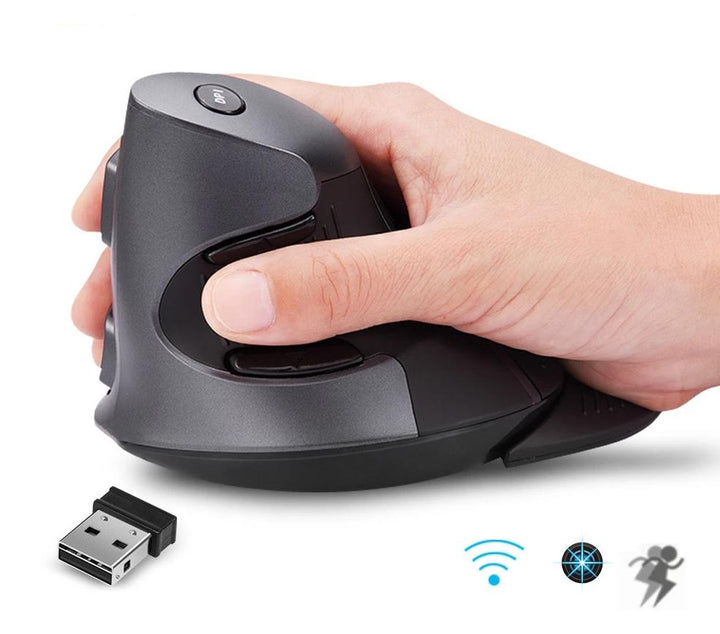 Ergonomic Wireless Vertical Mouse with 6 Buttons | Stornfield