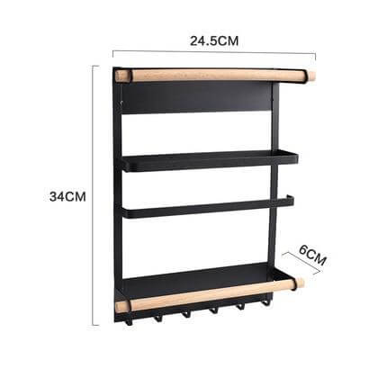 Magnetic Smart Kitchen Rack Organizer | Stornfield