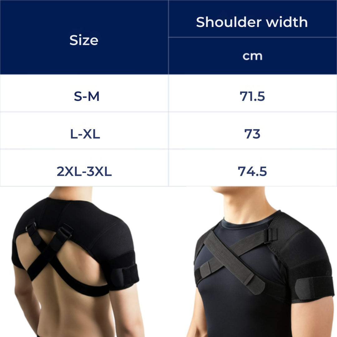 Cross-Compression Stability – Breathable Mesh Comfort – Relieves Shoulder Pain & Improves Posture Stornfield