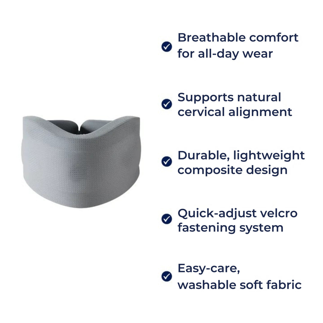 Pain Relief & Posture Support – Soft Foam Breathable Padding – Adults with Neck Pain Relief Stornfield