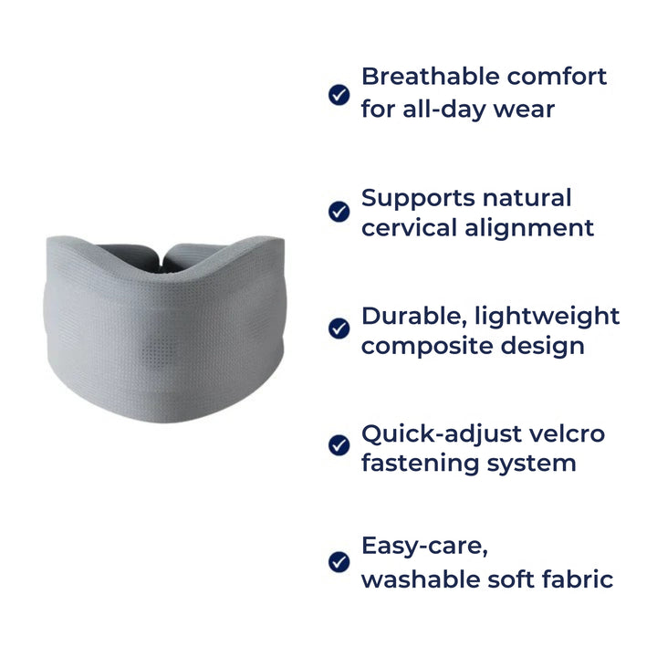 Pain Relief & Posture Support – Soft Foam Breathable Padding – Adults with Neck Pain Relief Stornfield