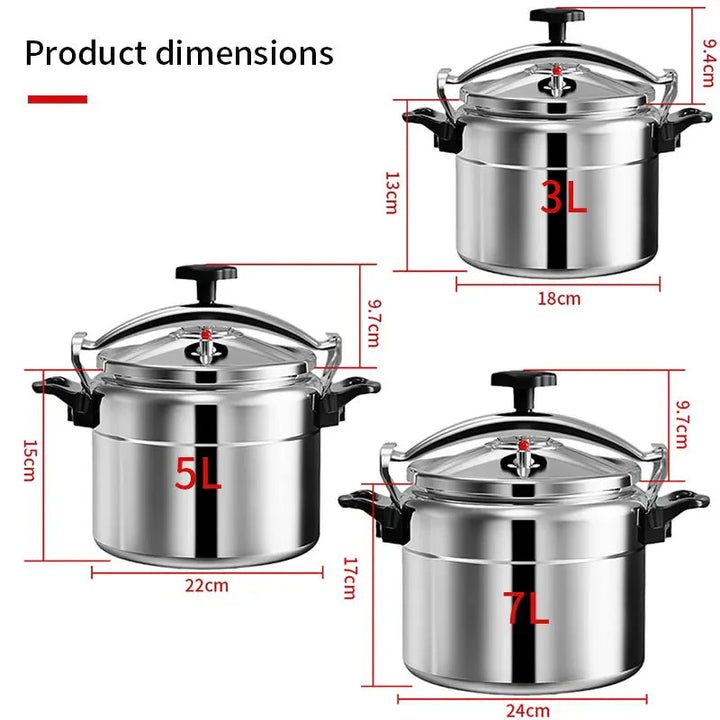 Professional Pressure Cooker Heavy-Duty Explosion-Proof Cooking Pot | Stornfield