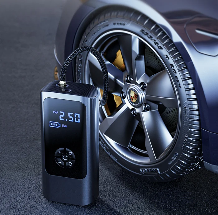 PowerPump Wireless Air Compressor – 150 PSI Tire Pump with Digital Display & LED | Stornfield