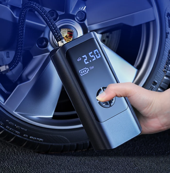 PowerPump Wireless Air Compressor – 150 PSI Tire Pump with Digital Display & LED | Stornfield