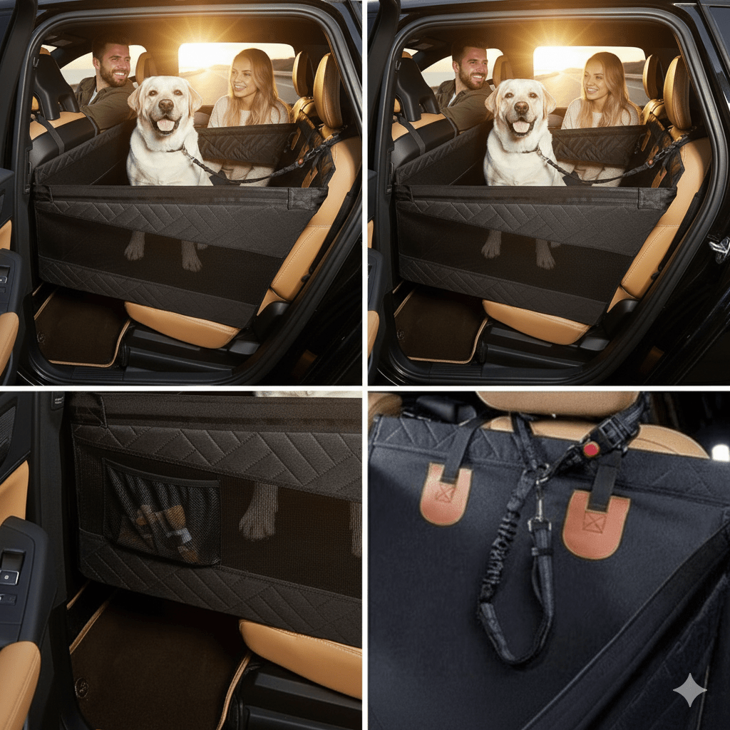 Stornfield | PUPPPROTECTOR Plus – Waterproof Memory Foam Car Seat Mat for Dogs