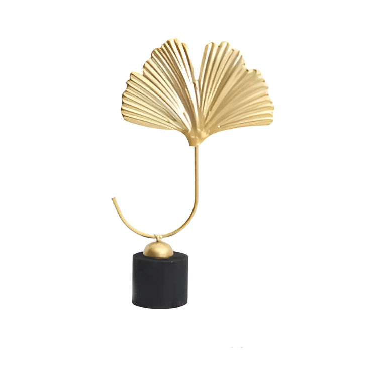 Minimalist ginkgo leaf sculpture for elegant natural charm Stornfield