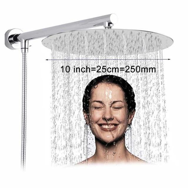 Stornfield | RainSpa Ultra-Thin Wall-Mounted Rain Shower Head | Luxurious Comfort | Modern Design