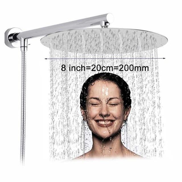 Stornfield | RainSpa Ultra-Thin Wall-Mounted Rain Shower Head | Luxurious Comfort | Modern Design