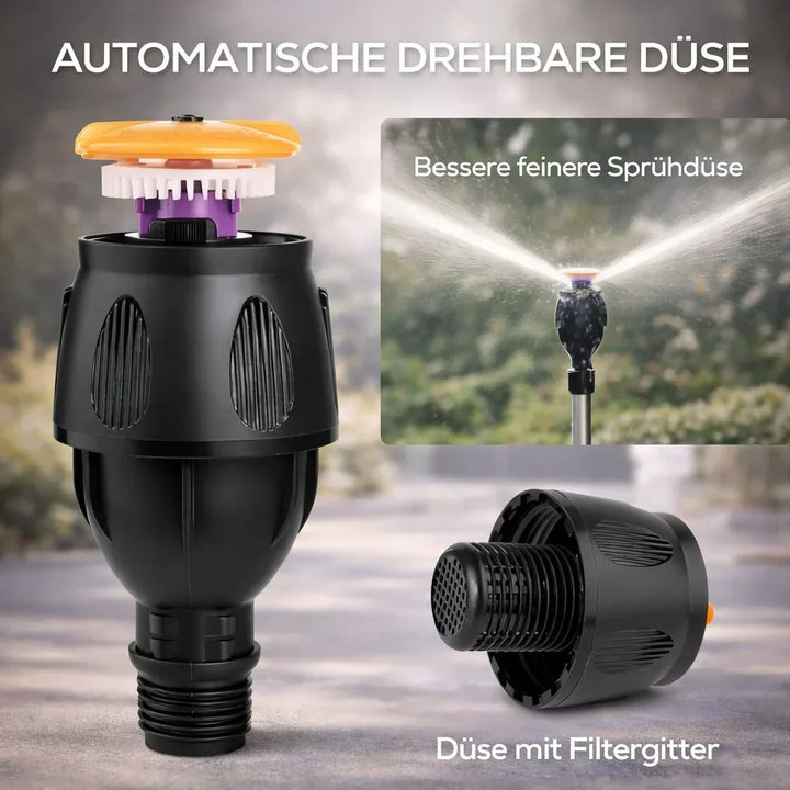 AquaStraal Garden Sprinkler With Tripod 360 Degrees | Stornfield