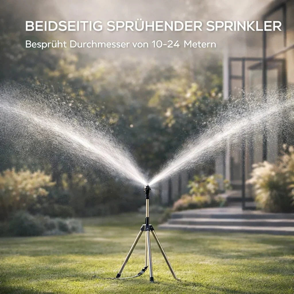 AquaStraal Garden Sprinkler With Tripod 360 Degrees | Stornfield