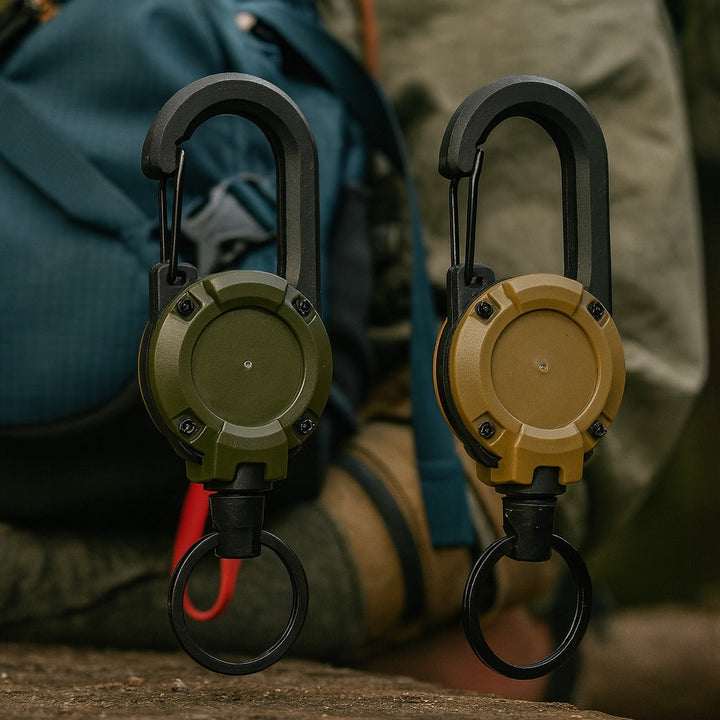 Trail Lock Anti-Lost Retractable Carabiner Keychain | Stornfield