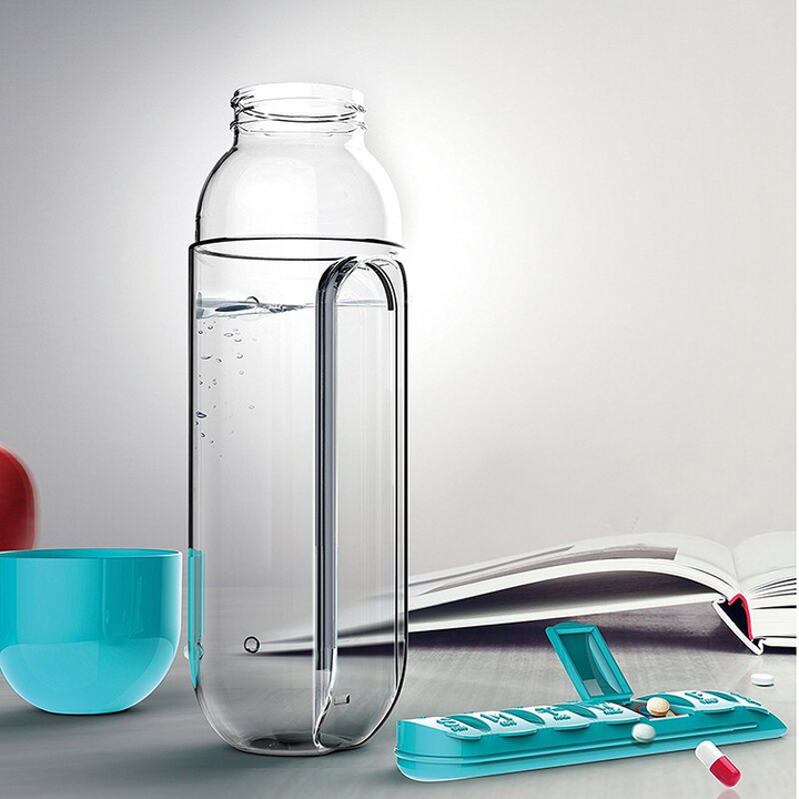 Water Bottle Daily Pill Organizer | Stonrfield