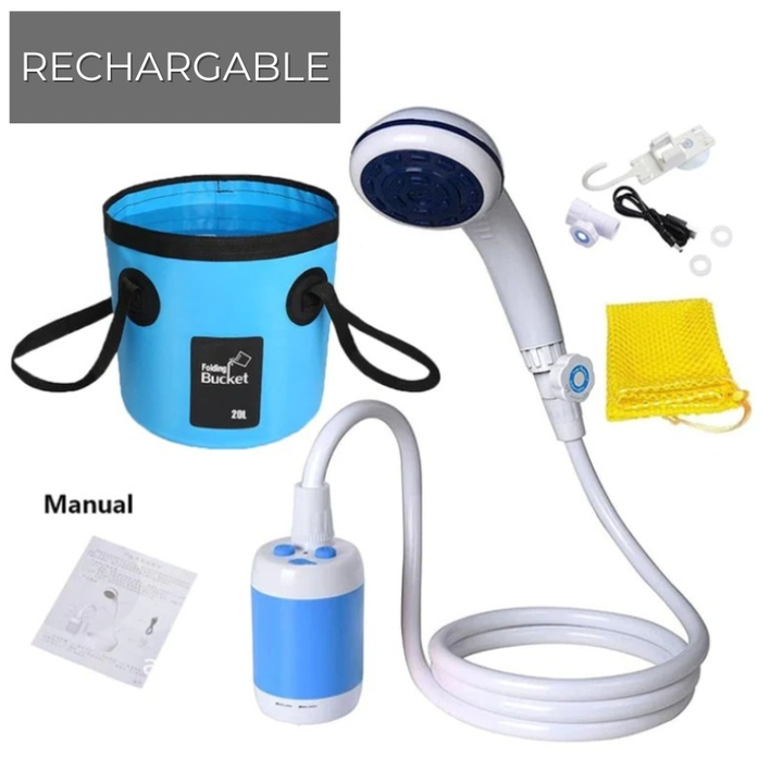 Portable Electric Outdoor Camping Shower Set | Stornfield