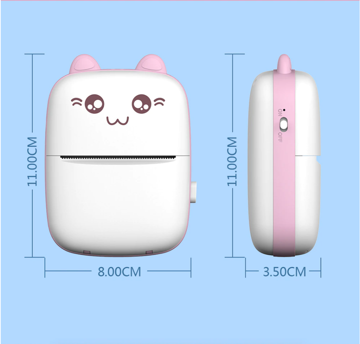 Mini Cat Thermal Stornfielduetooth Label Printer | Stornfield