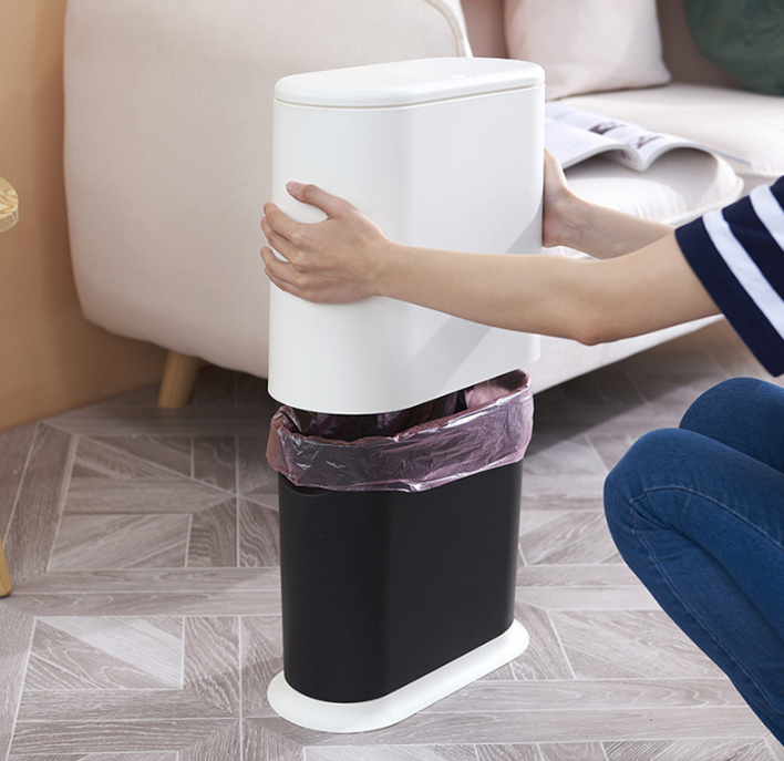 Waste Wise DouStonrfielde Compartment Trash Can | Stonrfield