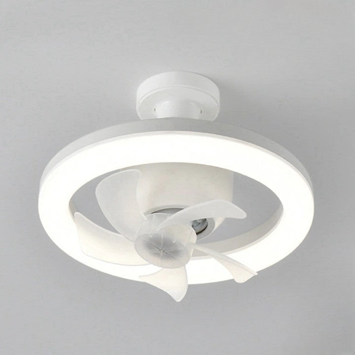 2in1 Radiant Rotating RC Ceiling Fan Lamp | Stornfield