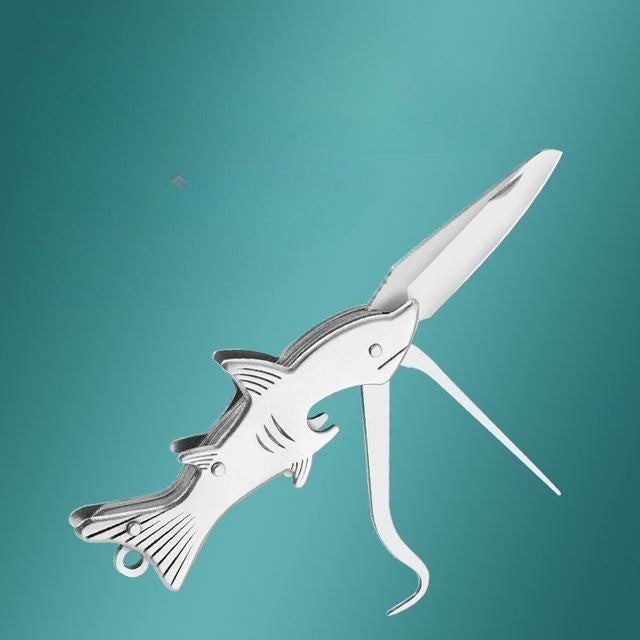 Sharp Shark Multifunctional Toothpick Knife Keychain | Stornfield