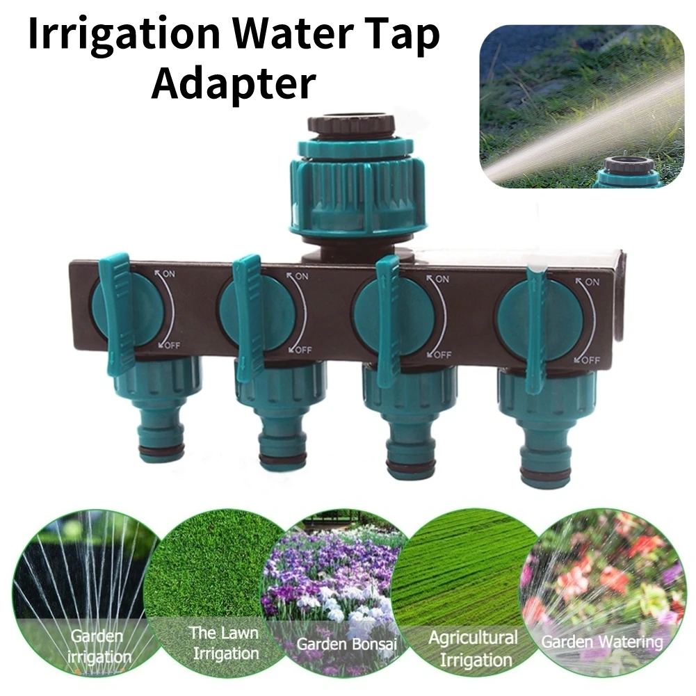 4-Way Garden Tap Water Splitter | Stornfield
