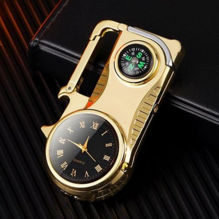 Compass Fire Camping Windproof Lighter Watch | Stornfield