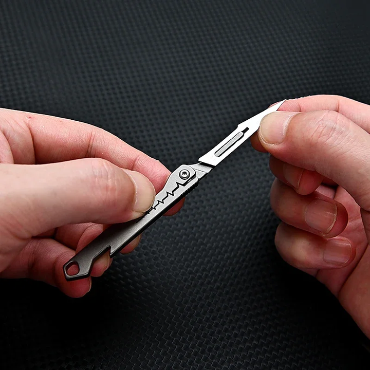 Titanium All-Purpose Foldable Sharp Cutter Knife | Stornfield
