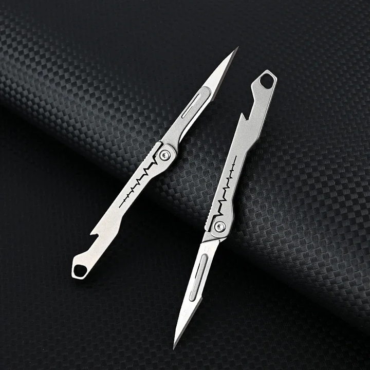 Titanium All-Purpose Foldable Sharp Cutter Knife | Stornfield