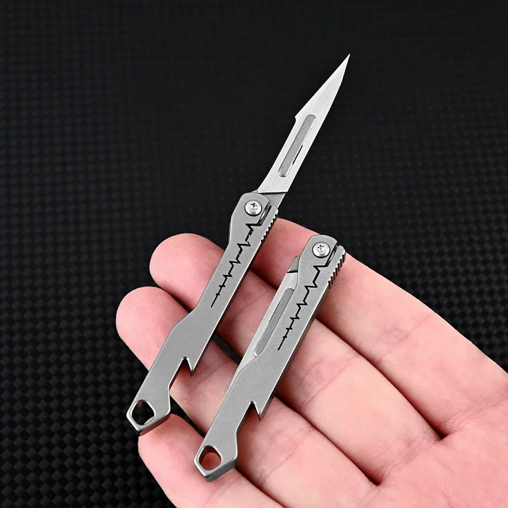 Titanium All-Purpose Foldable Sharp Cutter Knife | Stornfield