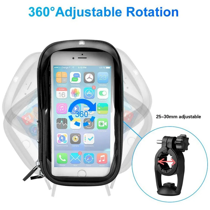 Motorcycle Handlebar  Waterproof Universal Phone Holder | Stornfield