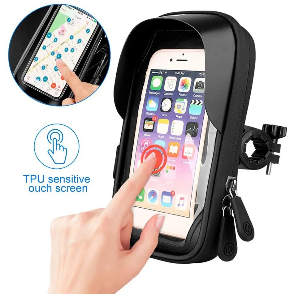Motorcycle Handlebar  Waterproof Universal Phone Holder | Stornfield