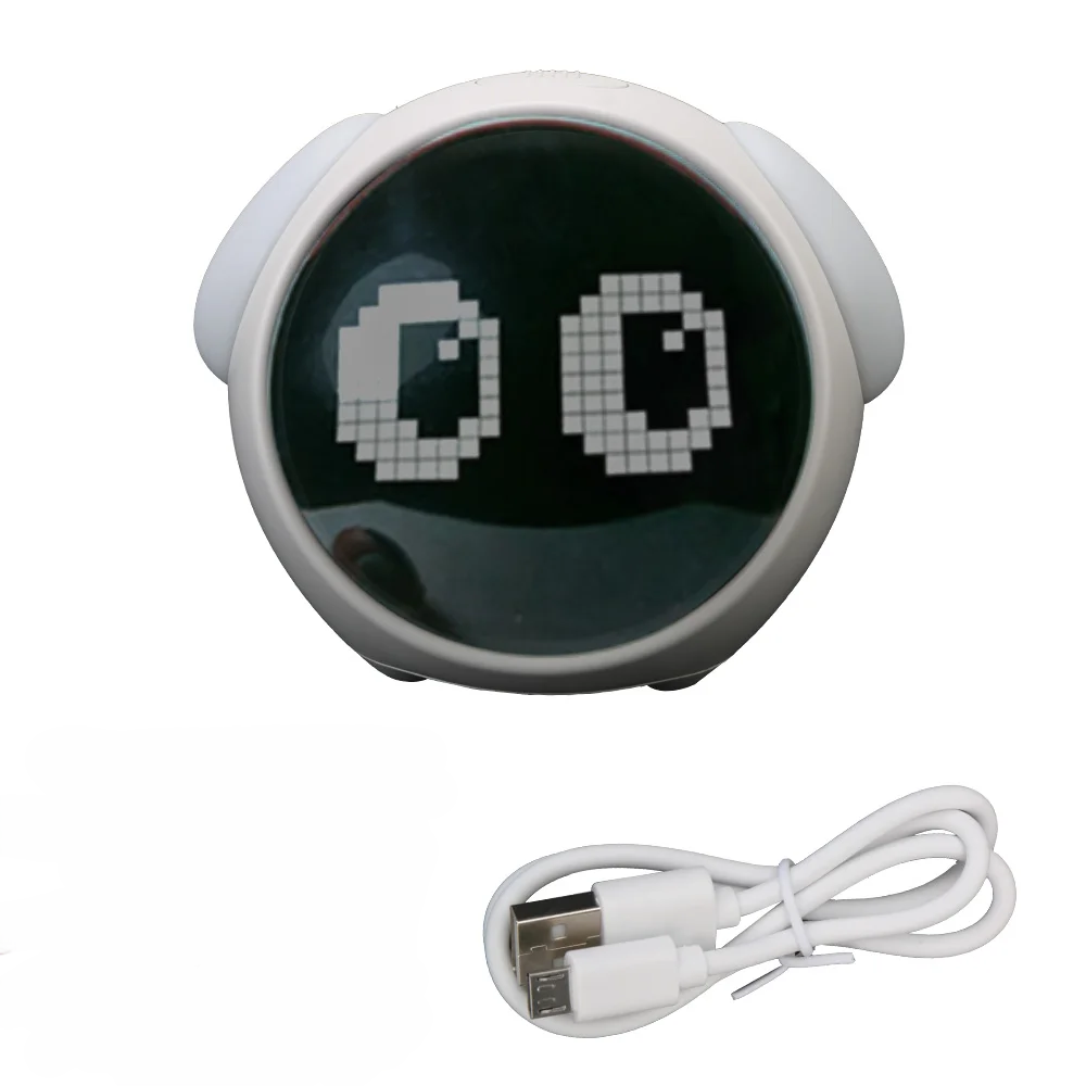 Cute Expression Night Light Alarm Clock | Stonrfield