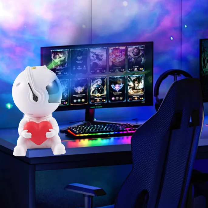 Love Astronaut Galaxy Night Light Projector | Stonrfield
