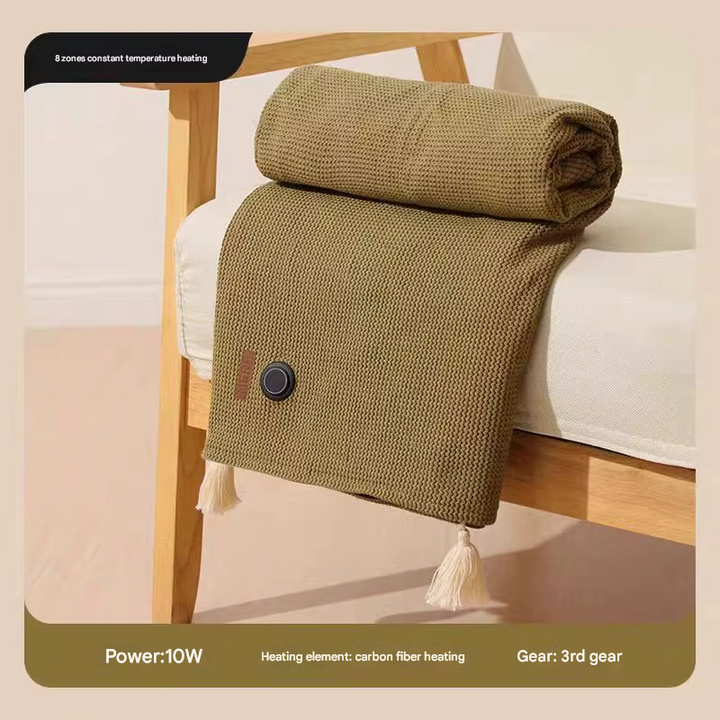 Stornfield | USB Rechargeable Heated Blanket for Winter Travel