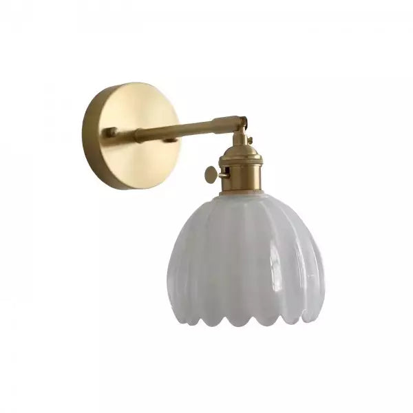 Stornfield | Frendorf Tulip Flower Bud Glass Wall Sconce