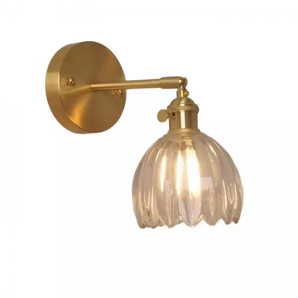 Stornfield | Frendorf Tulip Flower Bud Glass Wall Sconce