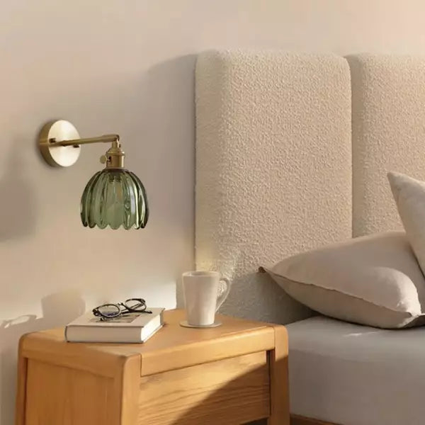 Stornfield | Frendorf Tulip Flower Bud Glass Wall Sconce
