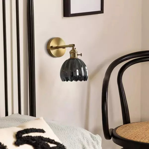 Stornfield | Frendorf Tulip Flower Bud Glass Wall Sconce