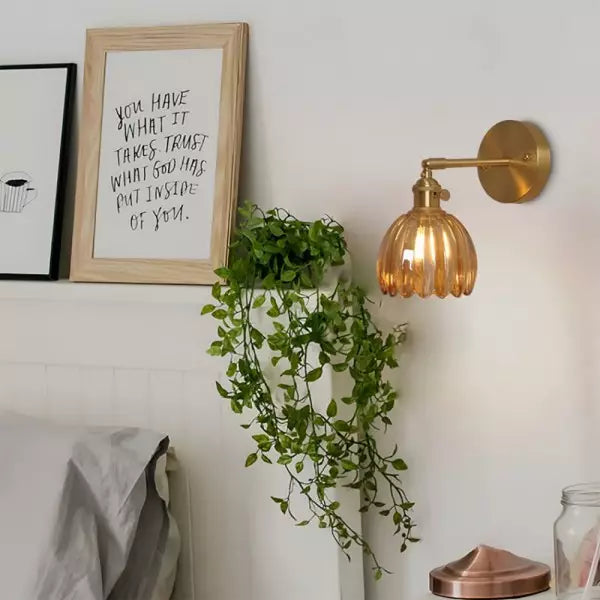 Stornfield | Retro – Tulip Bud Glass Wall Lamp