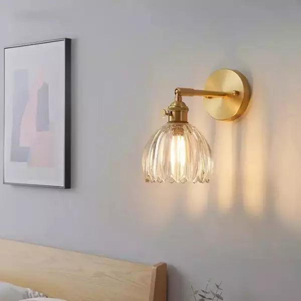 Stornfield | Frendorf Tulip Flower Bud Glass Wall Sconce