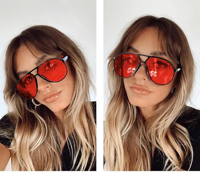 Aviator Oversize Sunglasses Retro UV400 | Stornfield