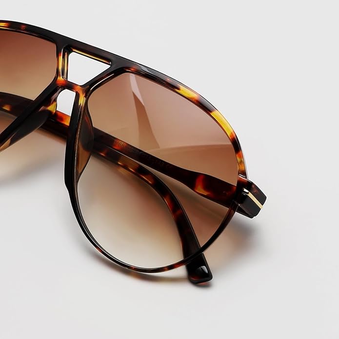 Aviator Oversize Sunglasses Retro UV400 | Stornfield