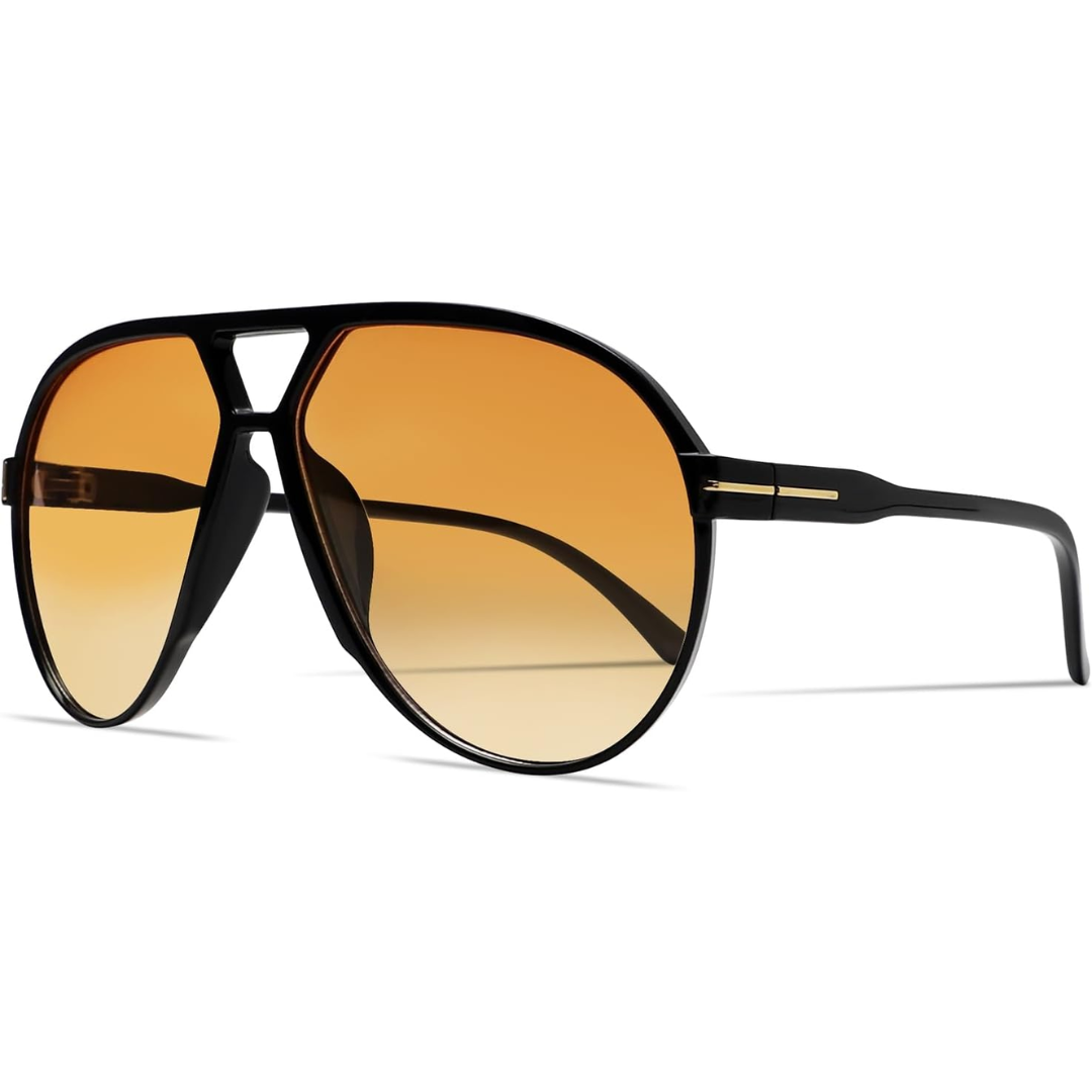 Aviator Oversize Sunglasses Retro UV400 | Stornfield