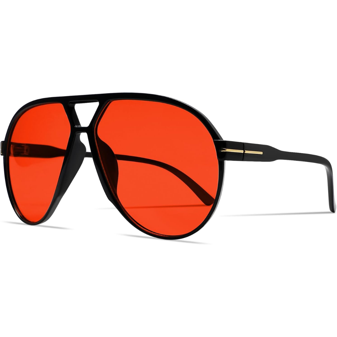 Aviator Oversize Sunglasses Retro UV400 | Stornfield